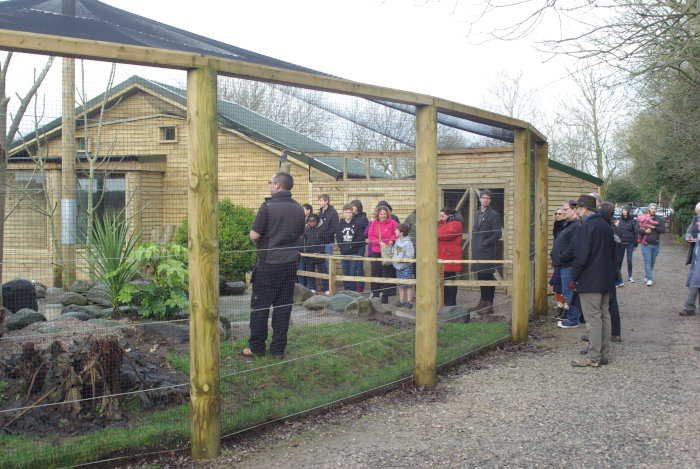 The African drylands exhibit, newly opened in late 2019